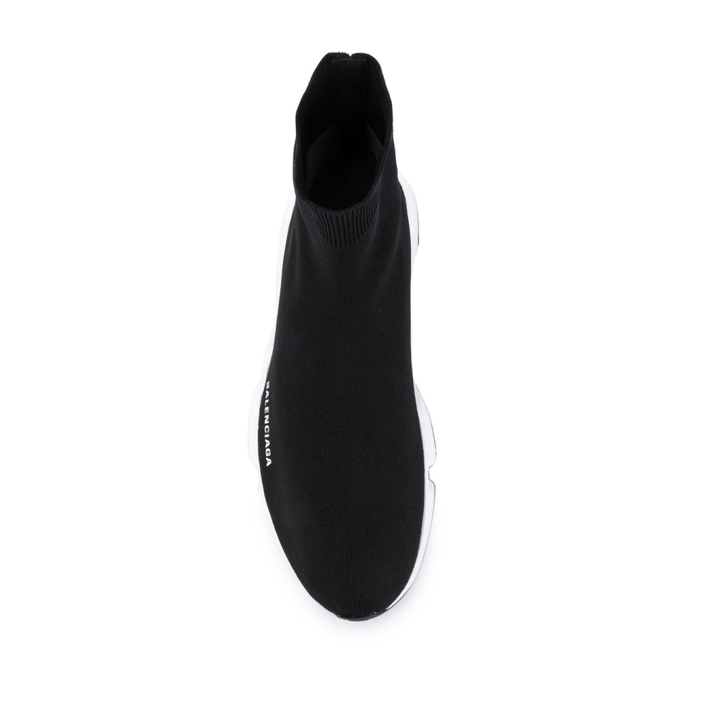 Balenciaga Speed Trainer Black White - Image 4