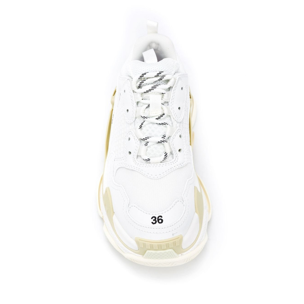 Balenciaga Triple S White (Women's) - Image 4