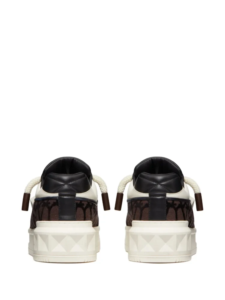 Valentino Garavani One Stud XL leather sneakers - Image 4