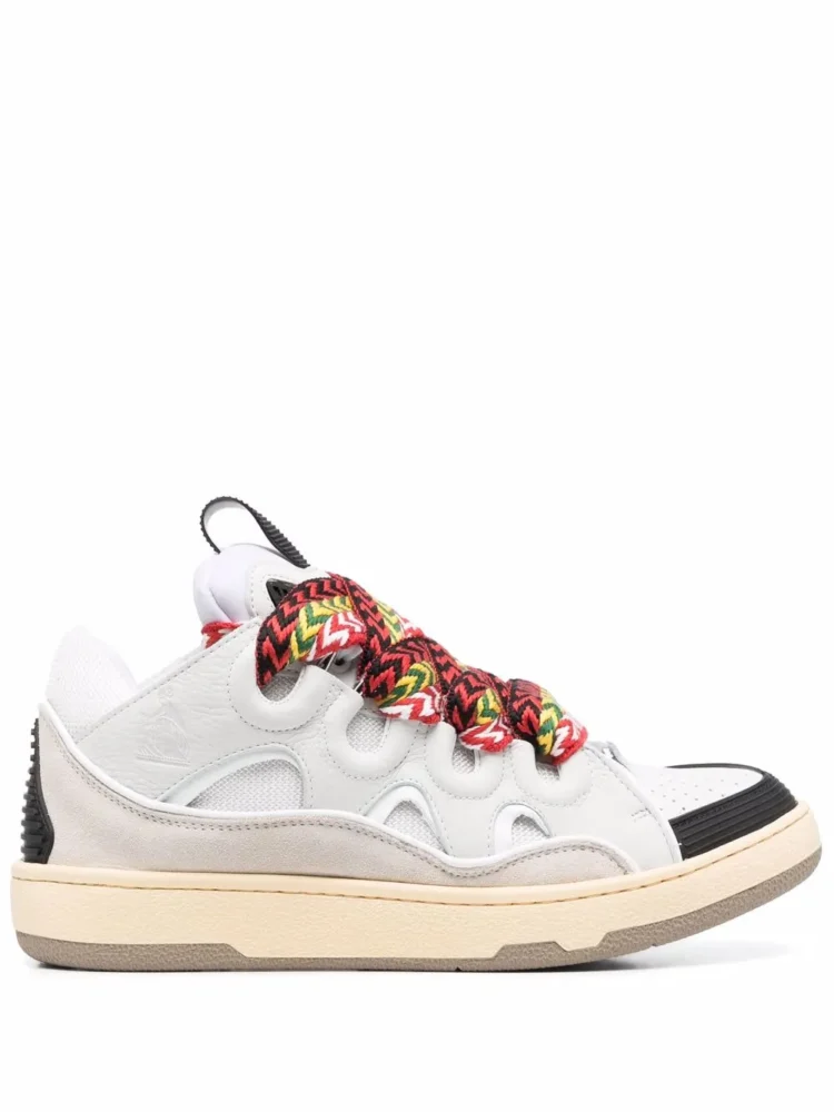 Lanvin Leather Curb White Ivory
