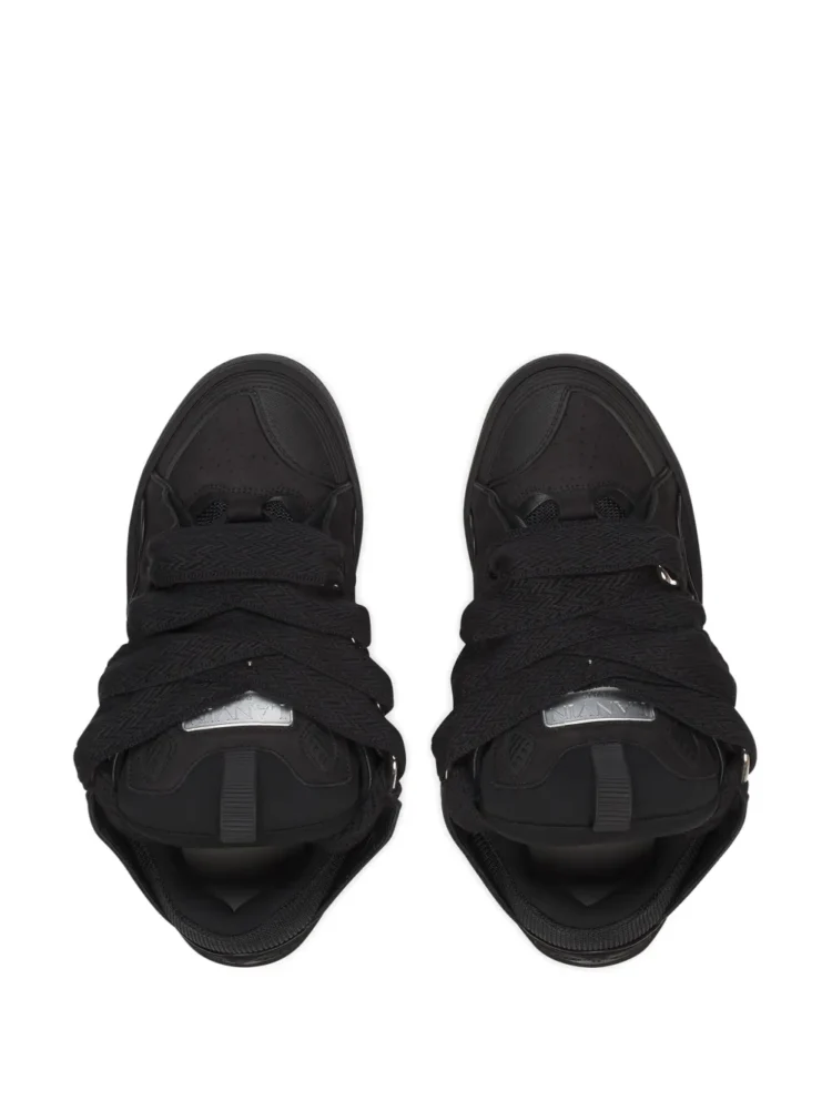 Lanvin Leather Curb Triple Black - Image 3