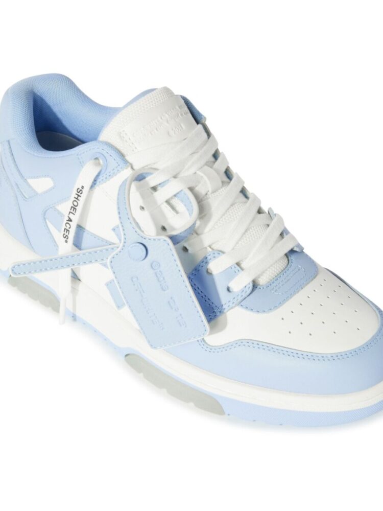 Off-White Out Of Office Calf Leather White Baby Blue - Image 5