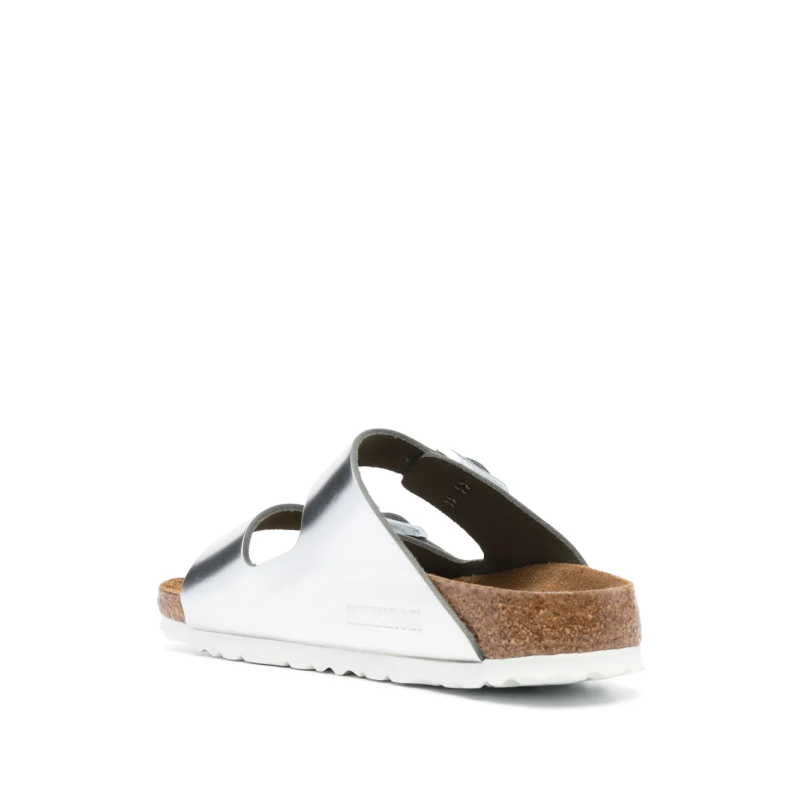 Birkenstock Arizona Birko-Flor - Electric Metallic Silver - Image 3