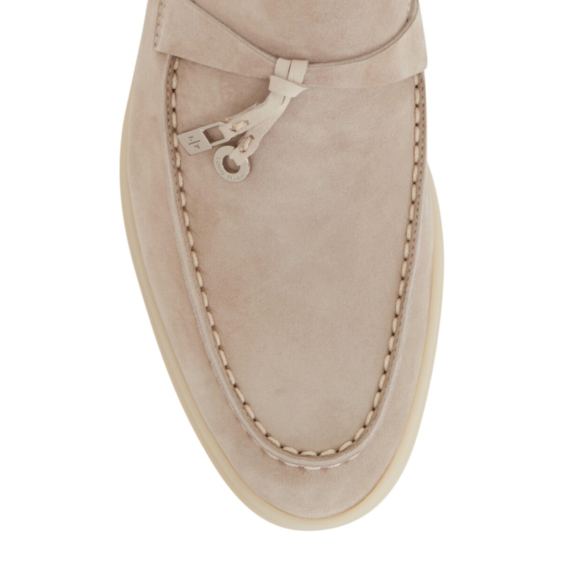 Loro Piana Charms Walk Babouche Loafer Suede Mule - Image 4