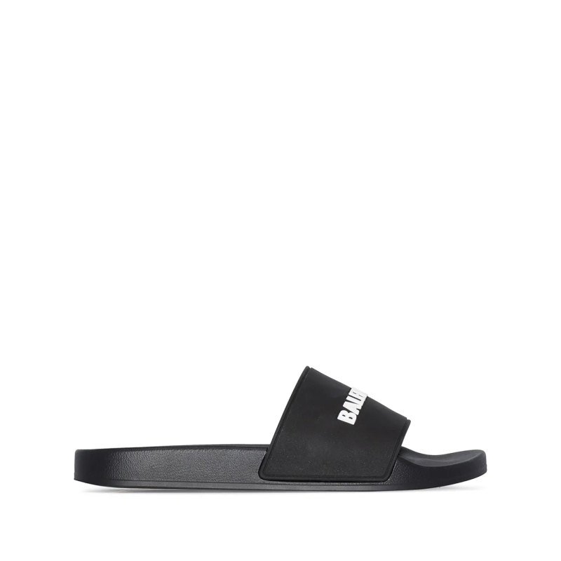 Balenciaga Pool Slide Black White