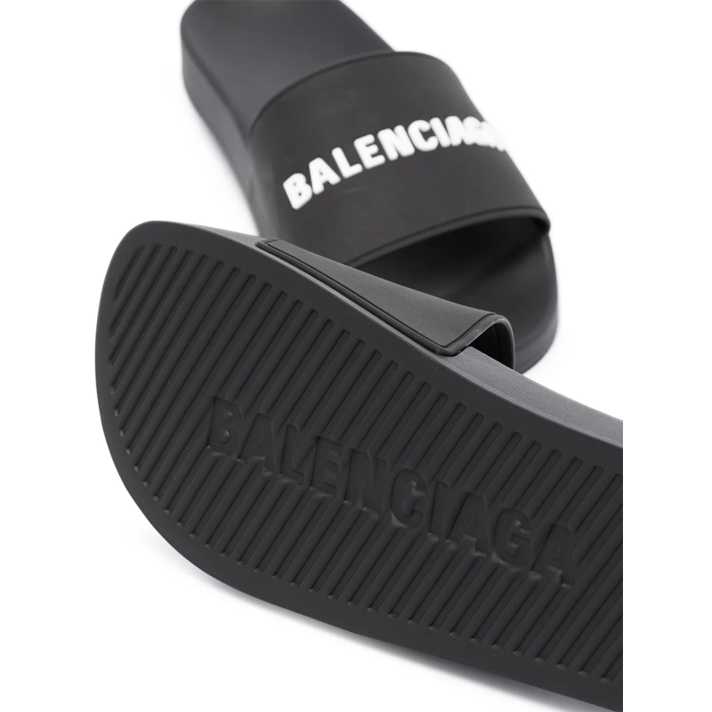 Balenciaga Pool Slide Black White - Image 4