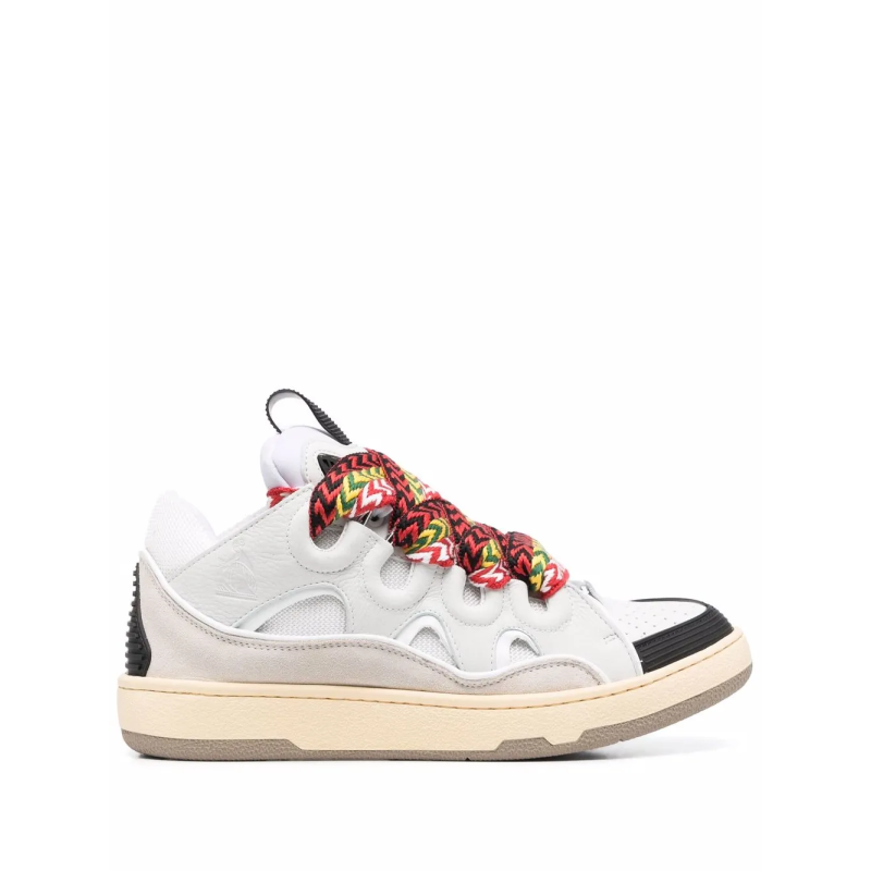 Lanvin Leather Curb White Ivory