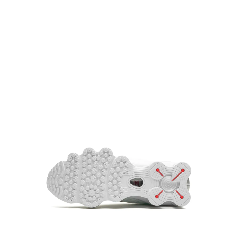 Nike Shox TL White Metallic Silver Max Orange - Image 4