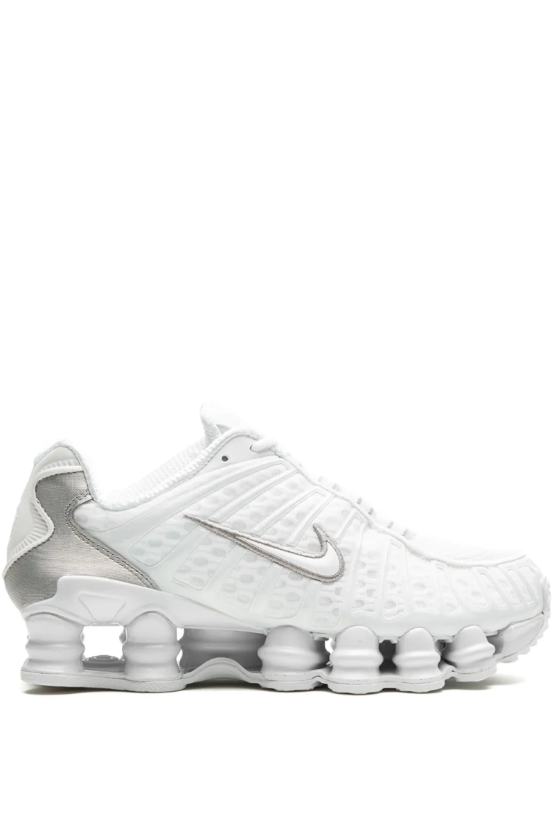 Nike Shox TL White Metallic Silver Max Orange
