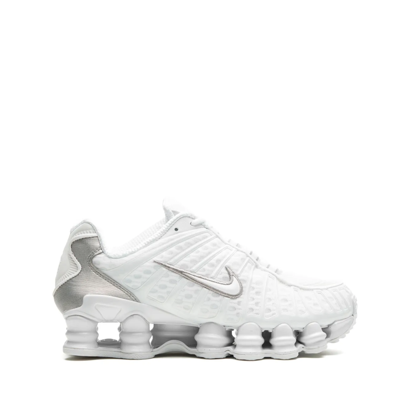 Nike Shox TL White Metallic Silver Max Orange