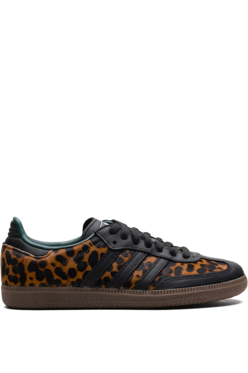 Adidas Samba OG Black Green Leopard