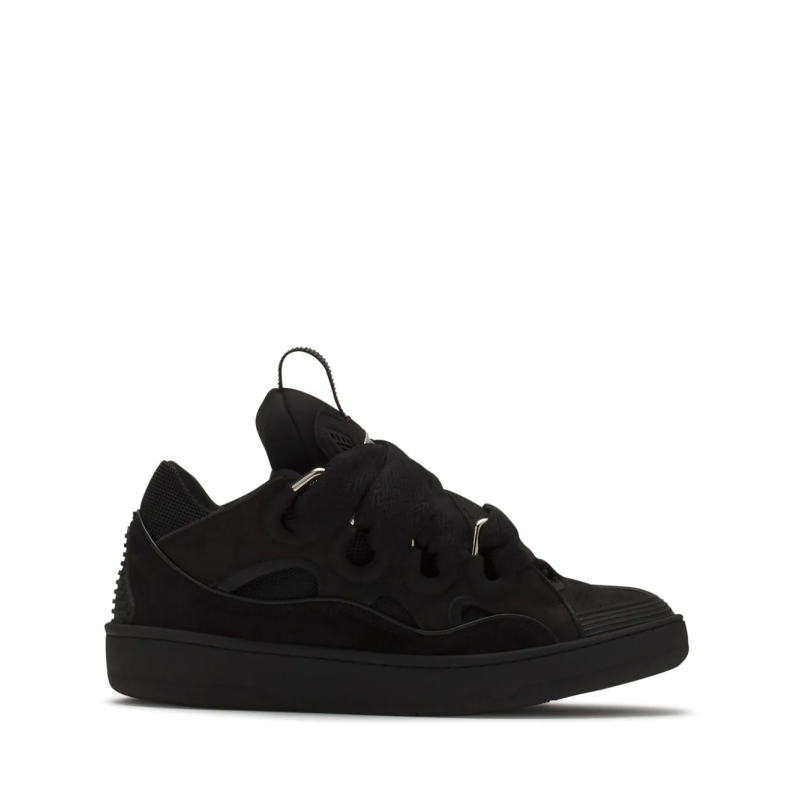 Lanvin Leather Curb Triple Black