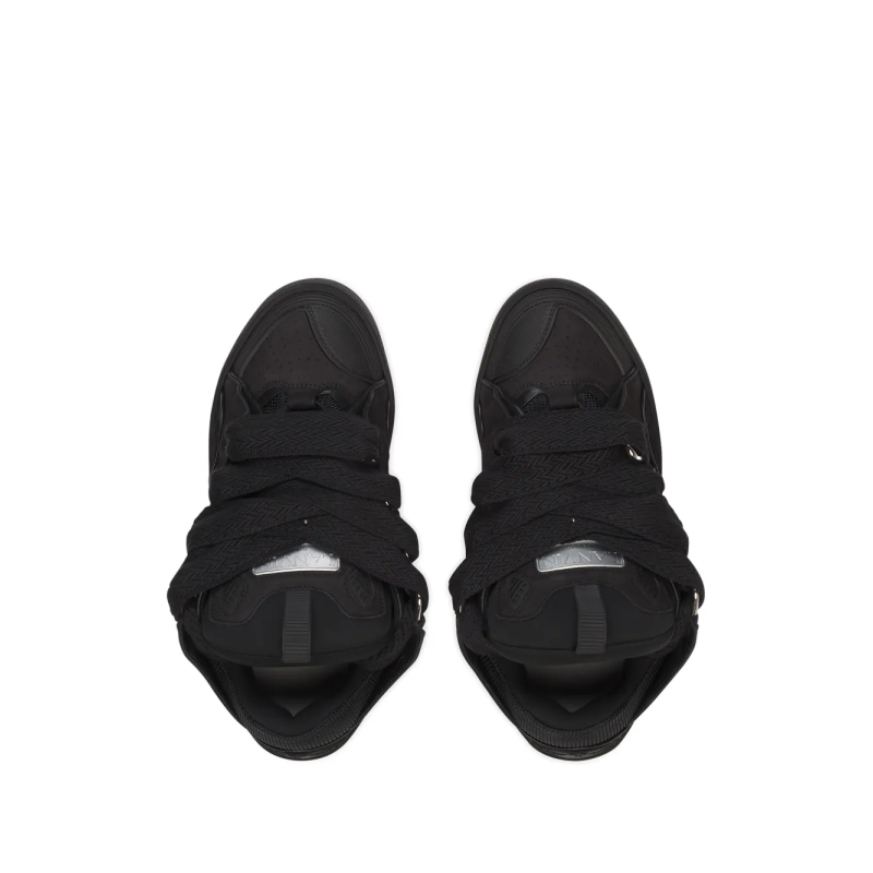 Lanvin Leather Curb Triple Black - Image 3
