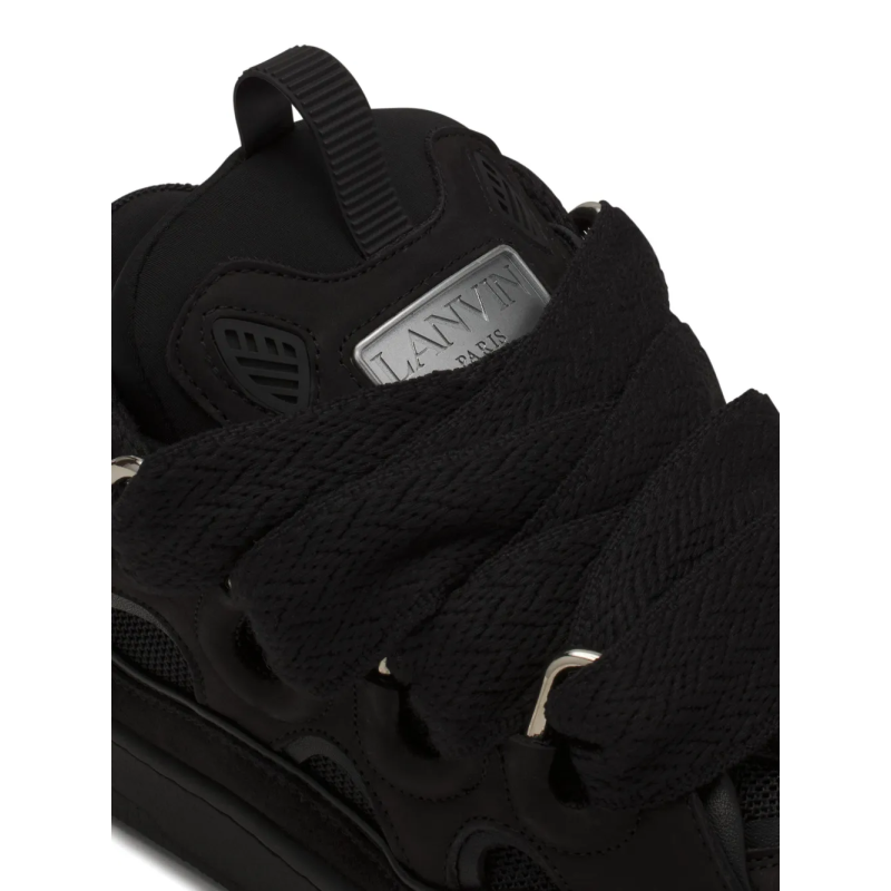 Lanvin Leather Curb Triple Black - Image 5