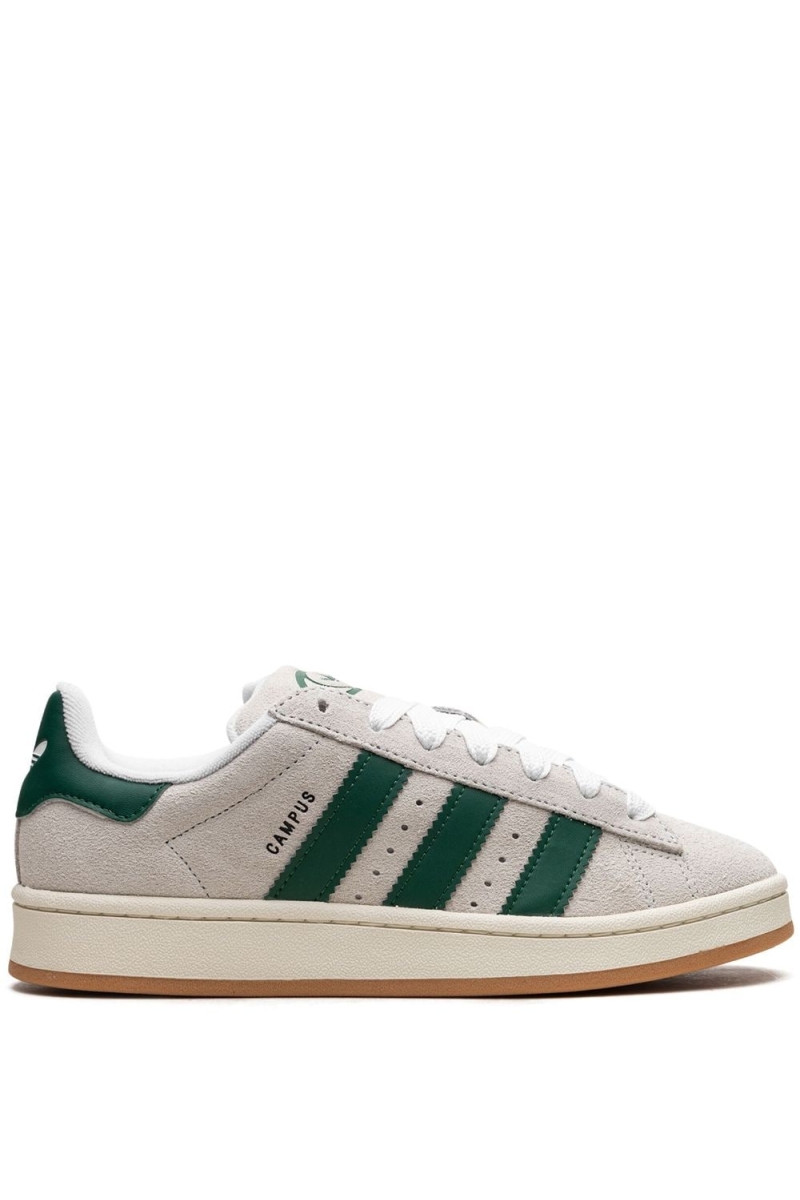 Adidas Campus 00s Crystal White Dark Green