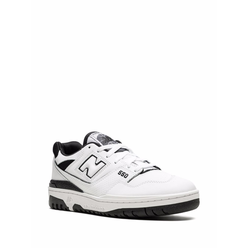 New Balance 550 White Black Rain Cloud (GS) - Image 2