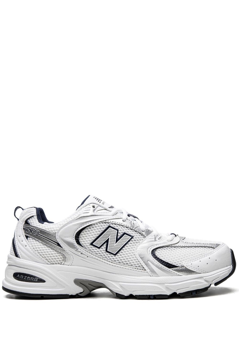 New Balance 530 White Silver Navy