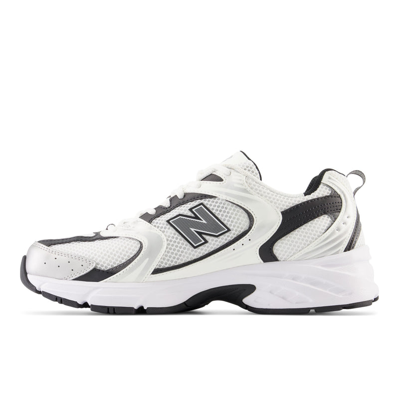New Balance 530 White Silver Metallic Black - Image 4