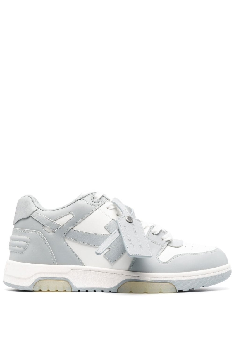 OFF-WHITE Out Of Office Low Grey White Off-White Heel Tab