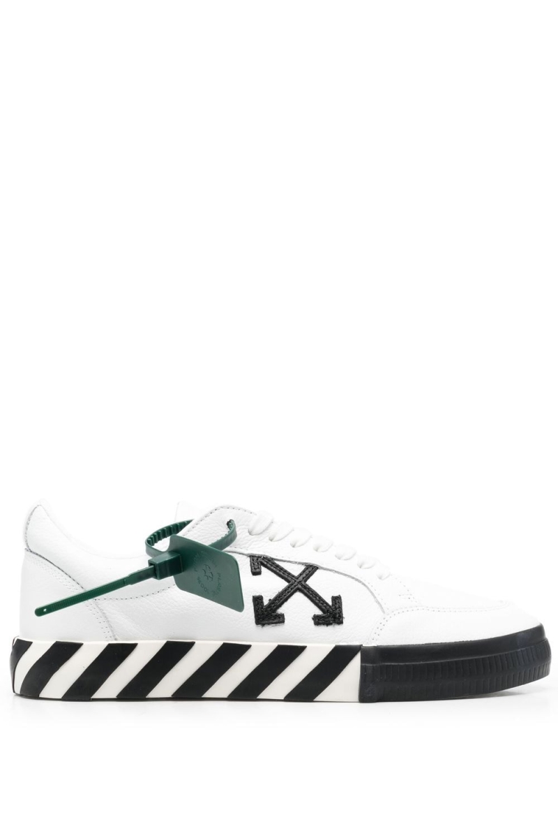 OFF-WHITE Vulcanized Low Canvas White Black