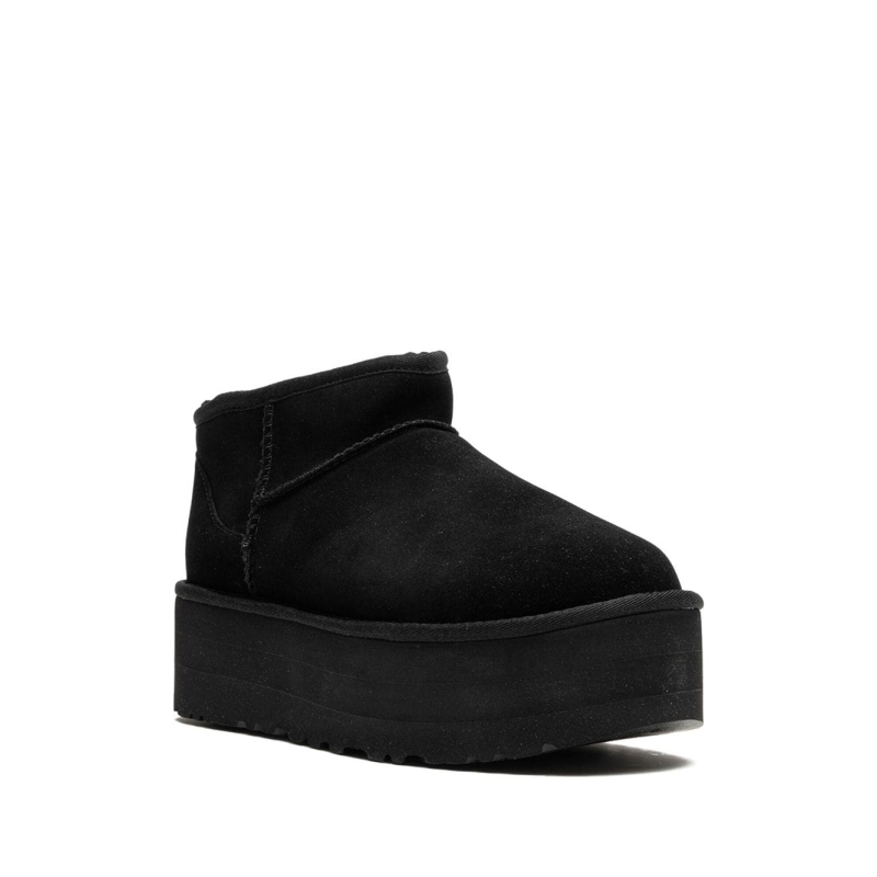 UGG Classic Ultra Mini Platform Boot Black - Image 2