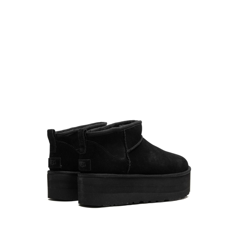 UGG Classic Ultra Mini Platform Boot Black - Image 4