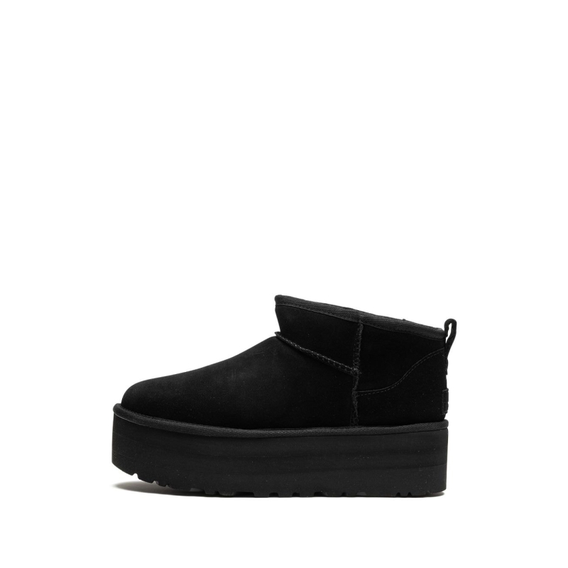 UGG Classic Ultra Mini Platform Boot Black - Image 3
