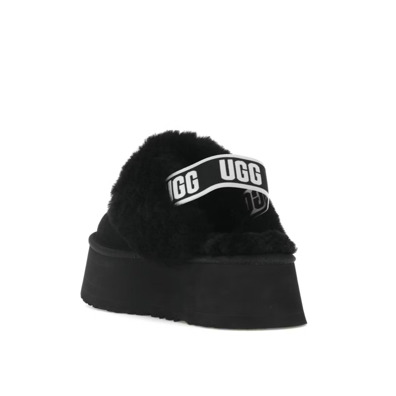 UGG Funkette Slipper Black - Image 3