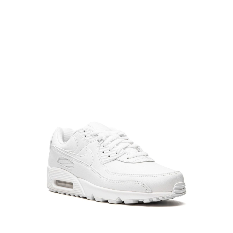 Nike Air Max 90 Leather Triple White - Image 2