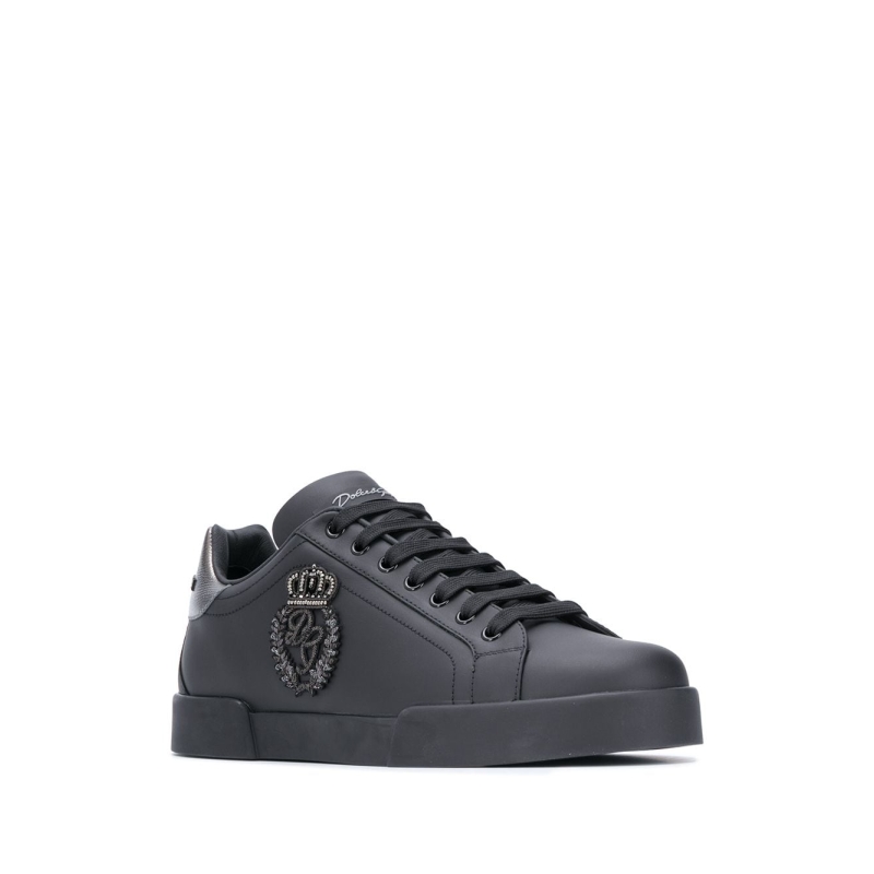 Dolce & Gabbana Portofino Crown Patch Black - Image 2