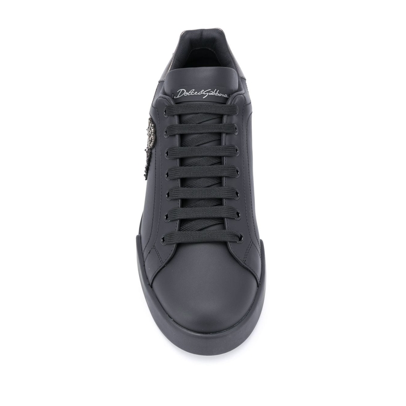 Dolce & Gabbana Portofino Crown Patch Black - Image 4