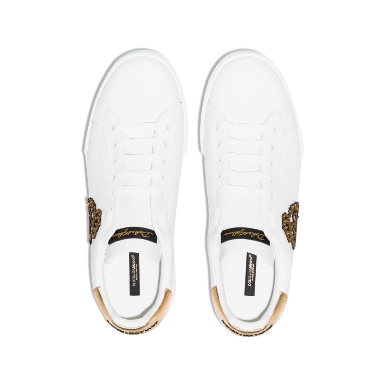 Dolce & Gabbana Portofino Crown Patch White Gold - Image 2