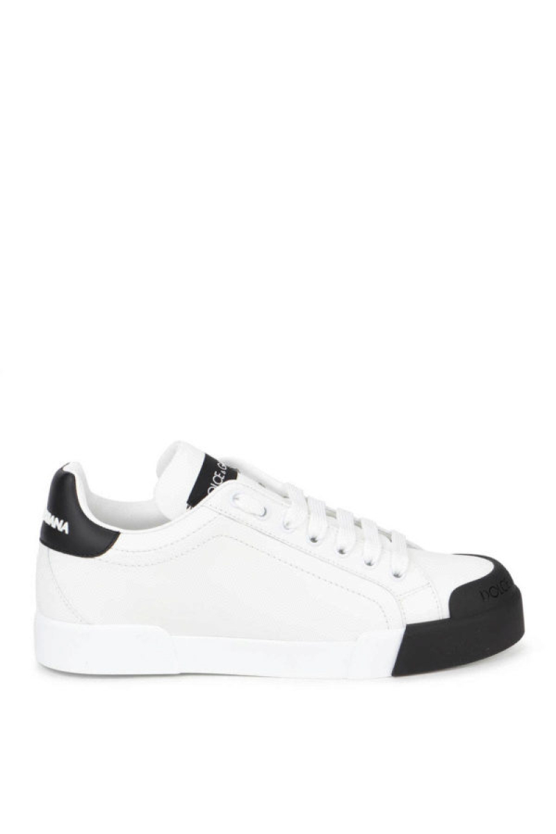 Dolce & Gabbana Portofino Low White Black