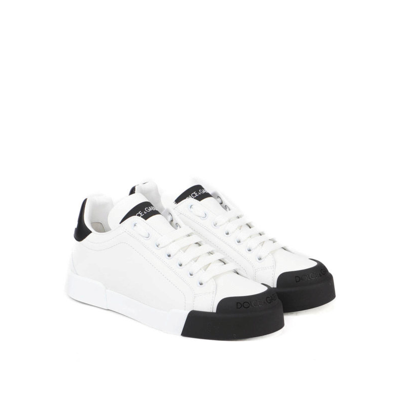 Dolce & Gabbana Portofino Low White Black - Image 2