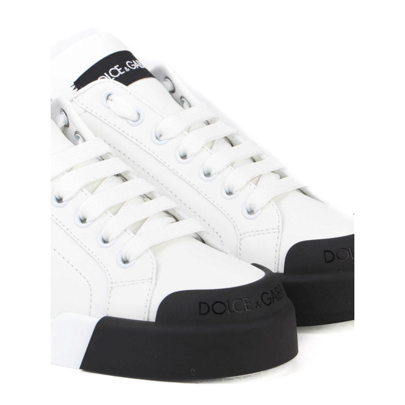Dolce & Gabbana Portofino Low White Black - Image 4