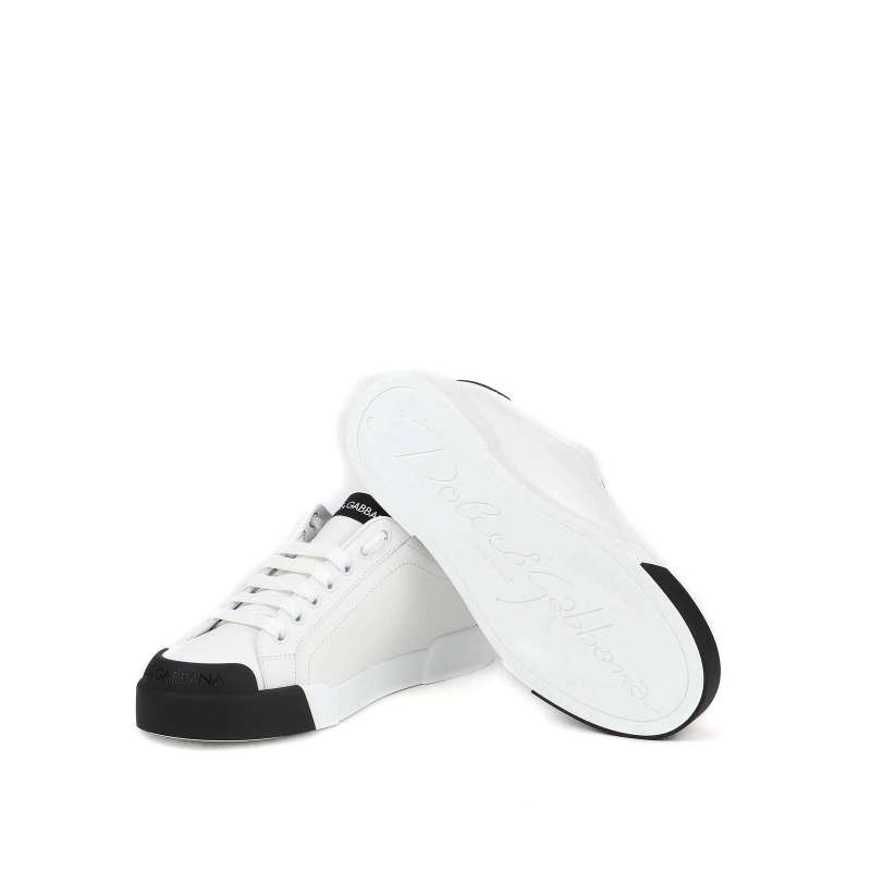 Dolce & Gabbana Portofino Low White Black - Image 5