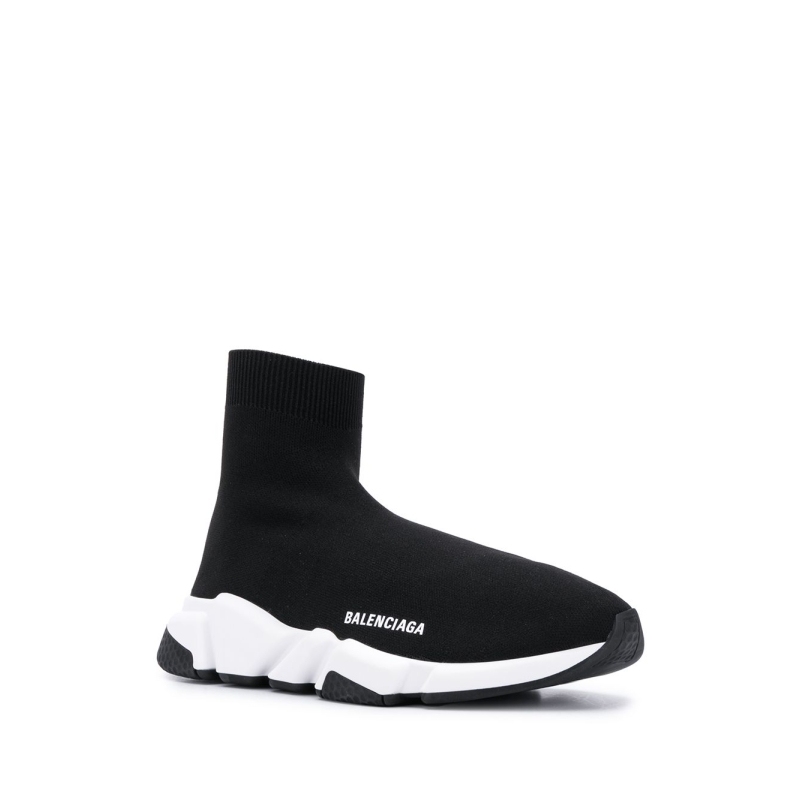 Balenciaga Speed Trainer Black White - Image 2