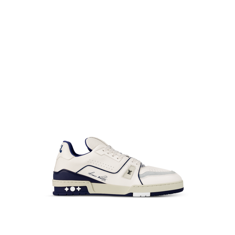 Louis Vuitton LV Trainer Marine White