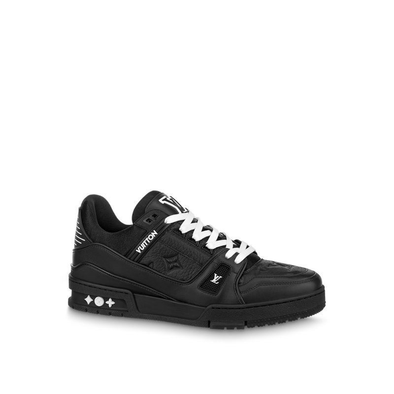 Louis Vuitton LV Trainer Black Embossed Monogram - Image 2