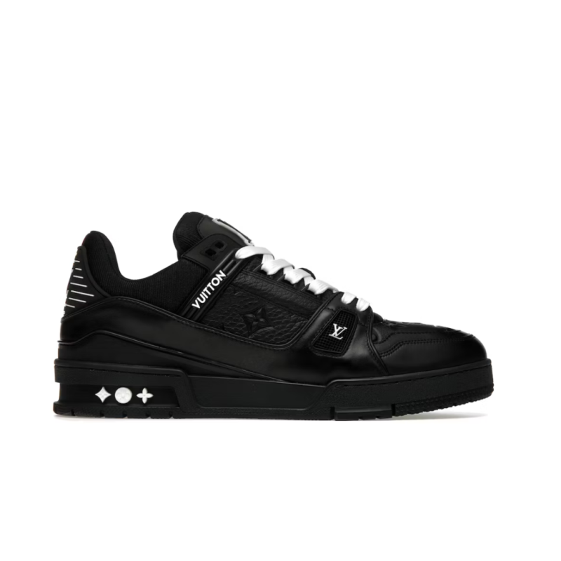 Louis Vuitton LV Trainer Black Embossed Monogram