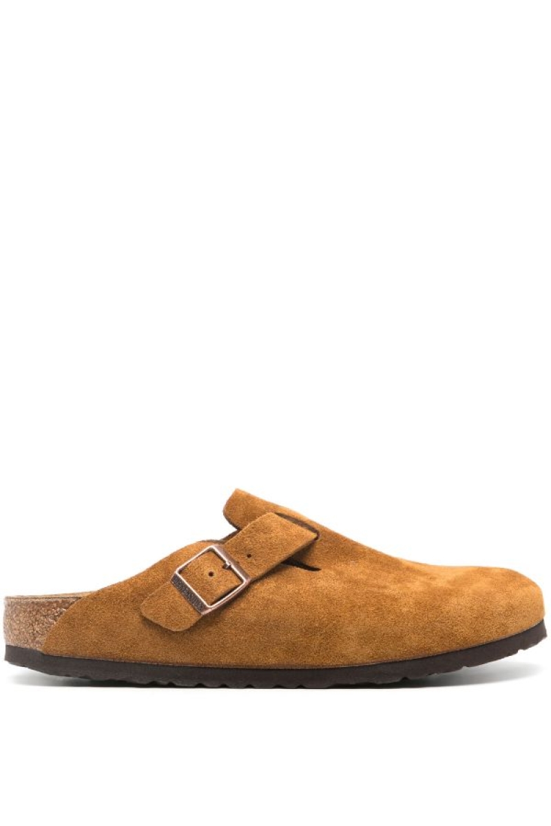 Birkenstock Boston Soft Footbed Suede Mink