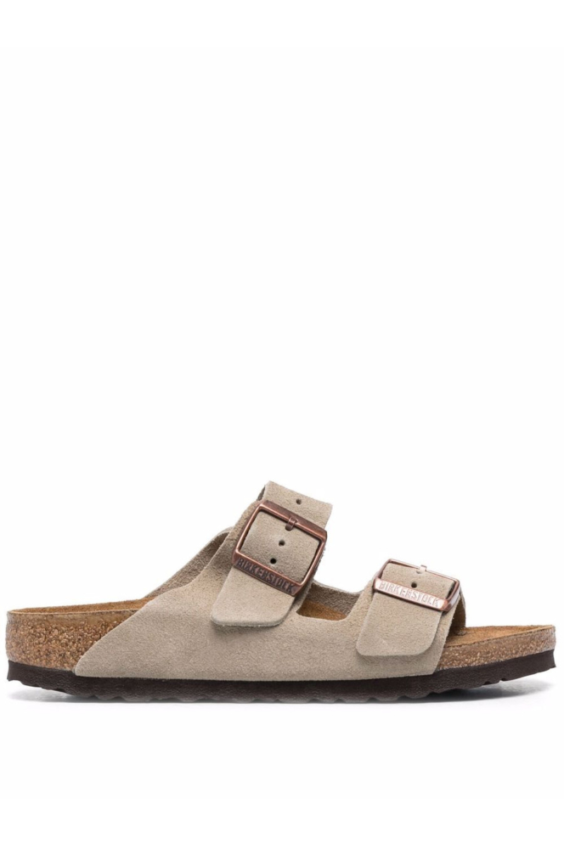 Birkenstock Arizona Soft Footbed Suede Taupe