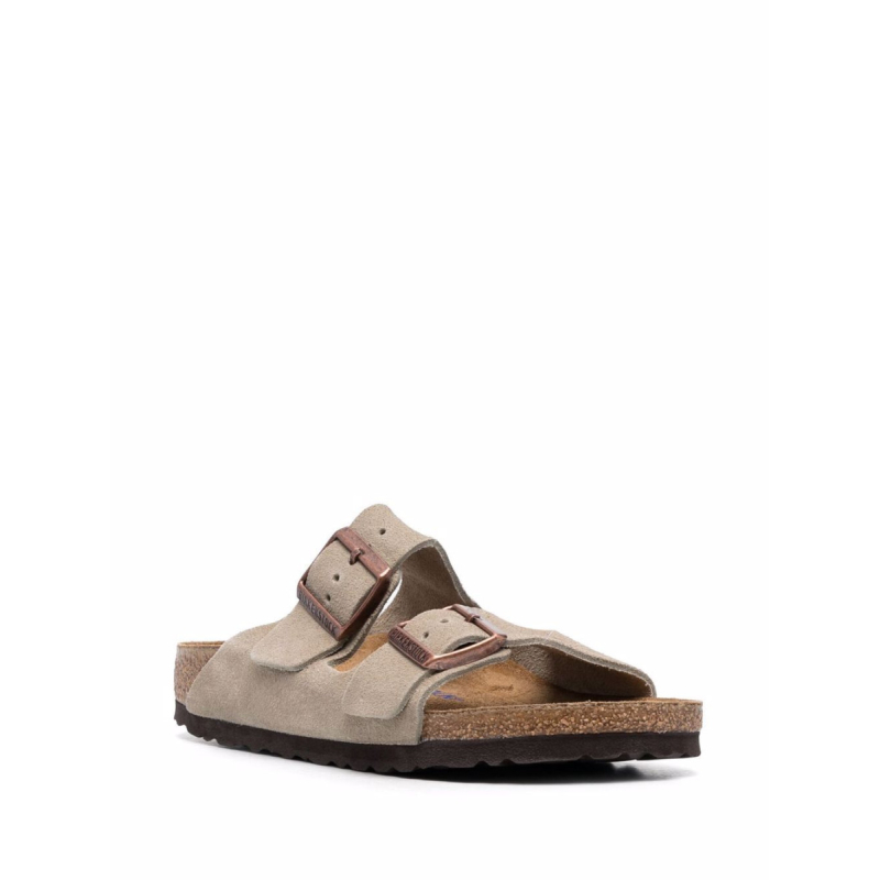 Birkenstock Arizona Soft Footbed Suede Taupe - Image 2