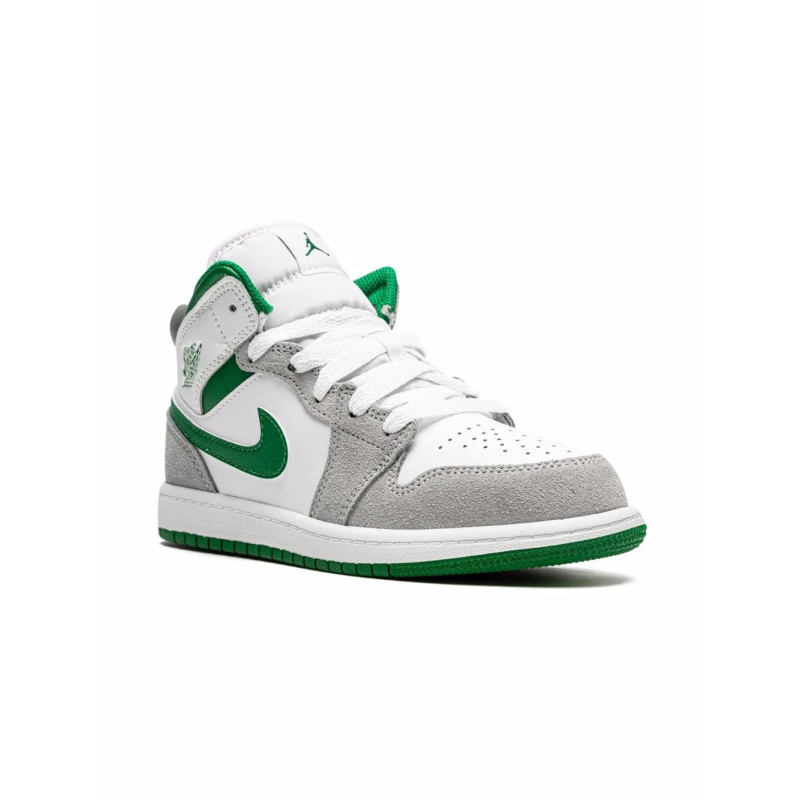Air Jordan 1 Mid SE "Grey Green “ Kids - Image 2
