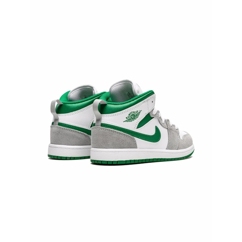 Air Jordan 1 Mid SE "Grey Green “ Kids - Image 3