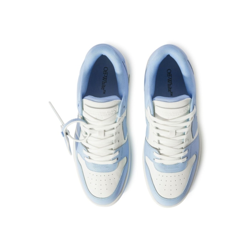 Off-White Out Of Office Calf Leather White Baby Blue - Image 4
