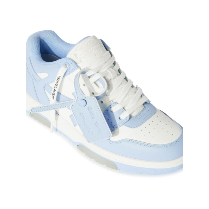 Off-White Out Of Office Calf Leather White Baby Blue - Image 5