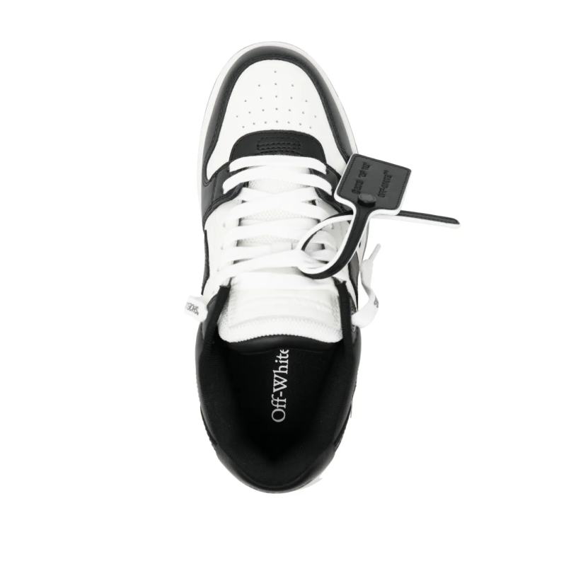OFF-WHITE Out Of Office OOO Low Tops White Black White - Image 4