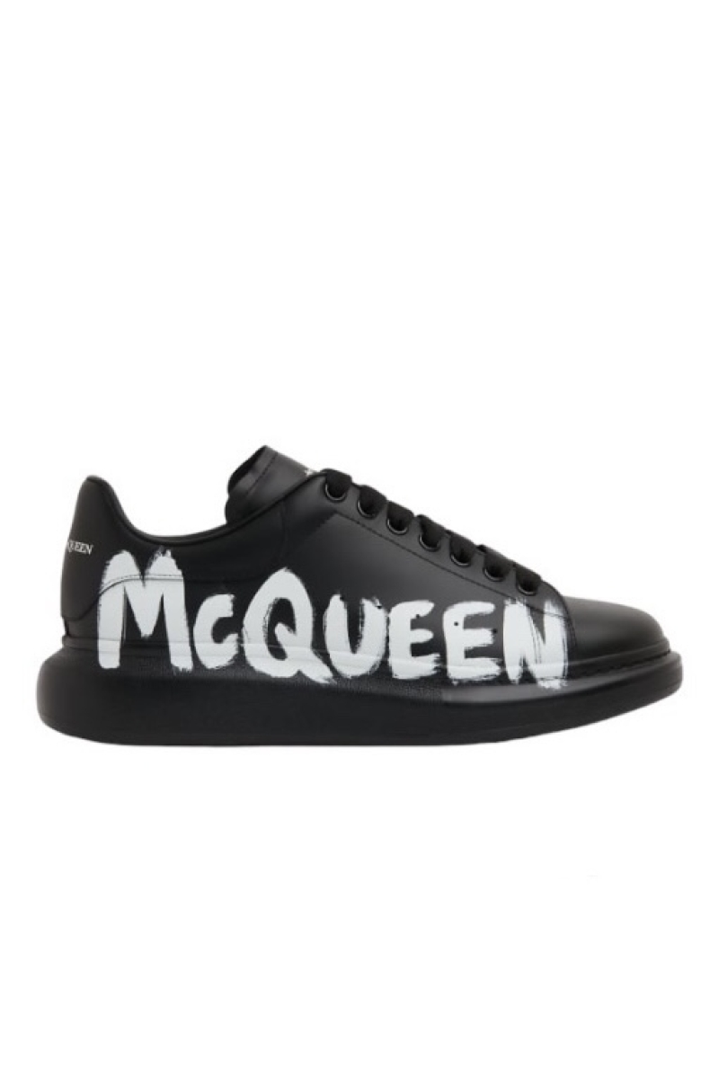 Alexander McQueen Oversized Graffiti Black