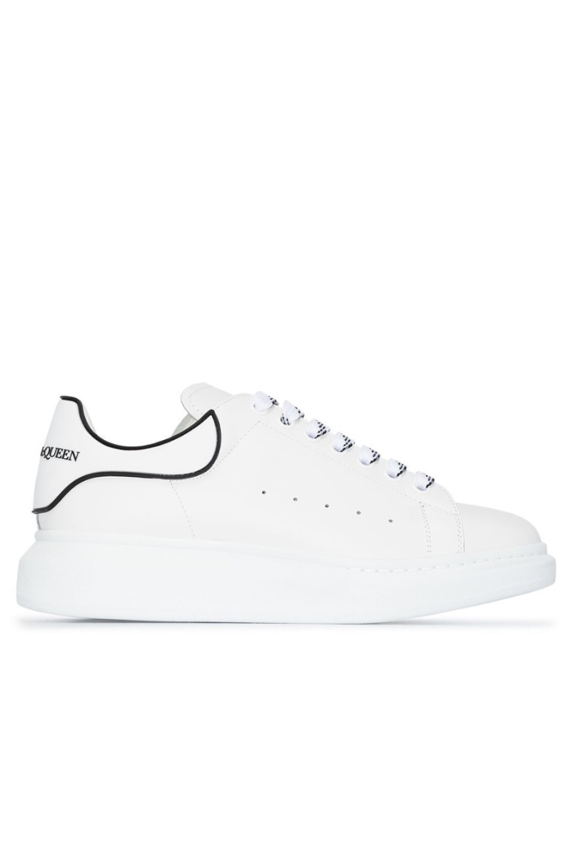 Alexander McQueen Oversized White Black Trim